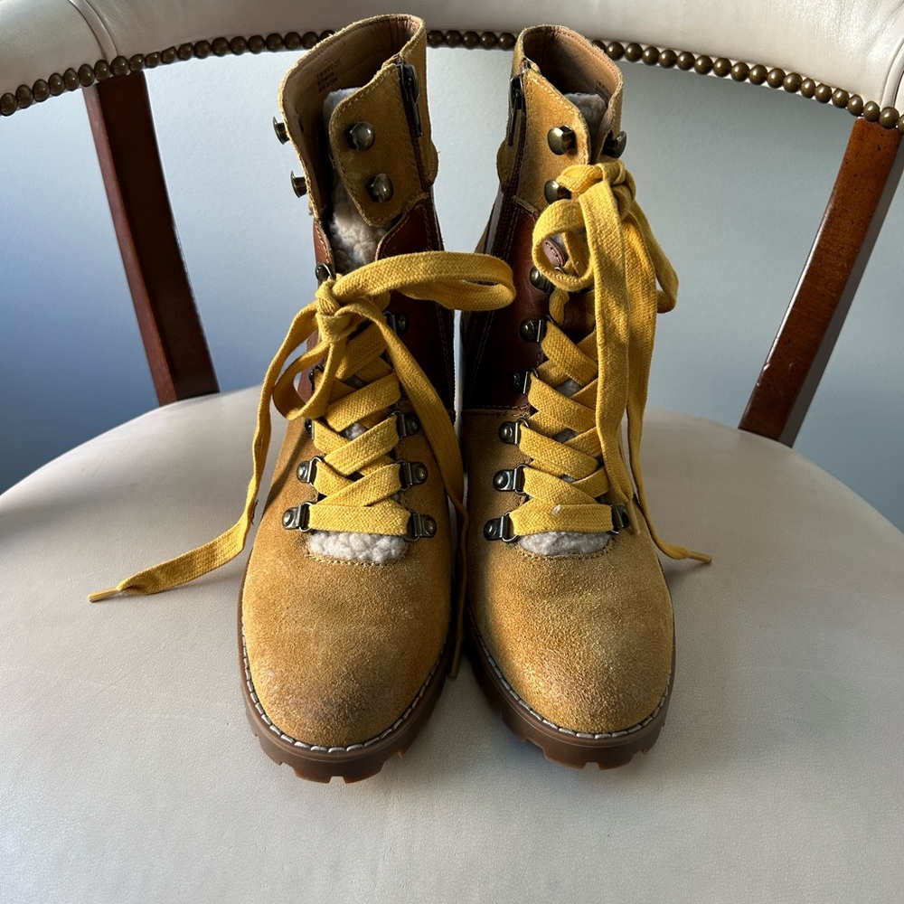 Frye & Co brown chunky boots - Picture 2 of 8